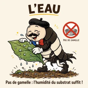 Infographie : pas de gamelle d’eau, l’humidité suffit