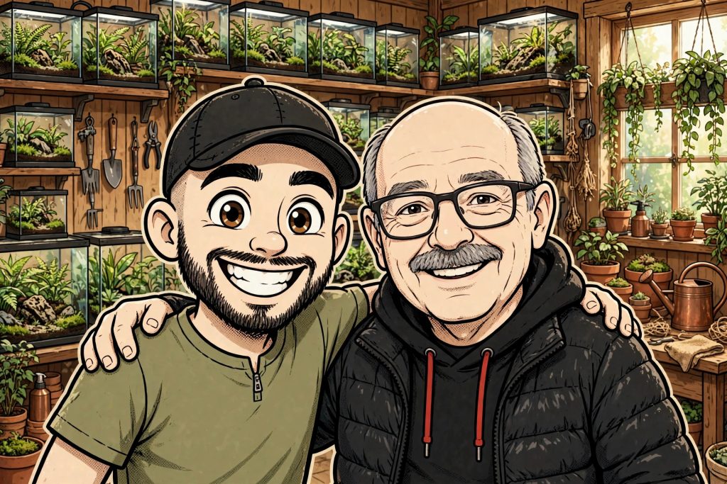 Gabriel et Gilles, les deux passionnés derrière Isopode FR (illustration)