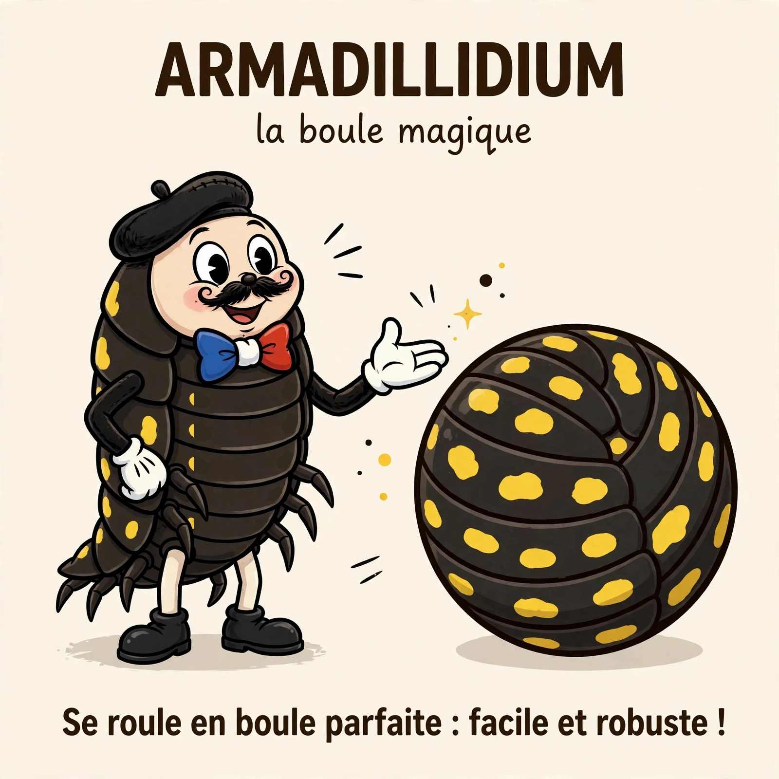 Infographie : Armadillidium, la boule magique qui se roule en boule
