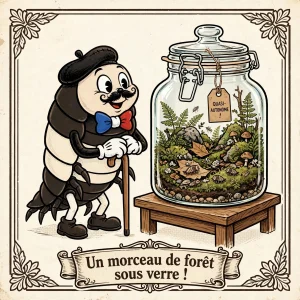 Mini : un morceau de forêt sous verre, le terrarium bioactif