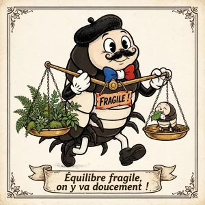 Mini : l'équilibre fragile du terrarium bioactif