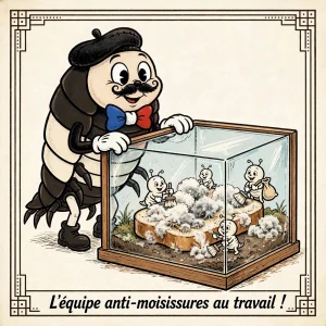 Mini : les moisissures, le duvet blanc indésirable