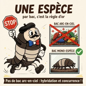 Mini : une espèce par bac, la règle d'or